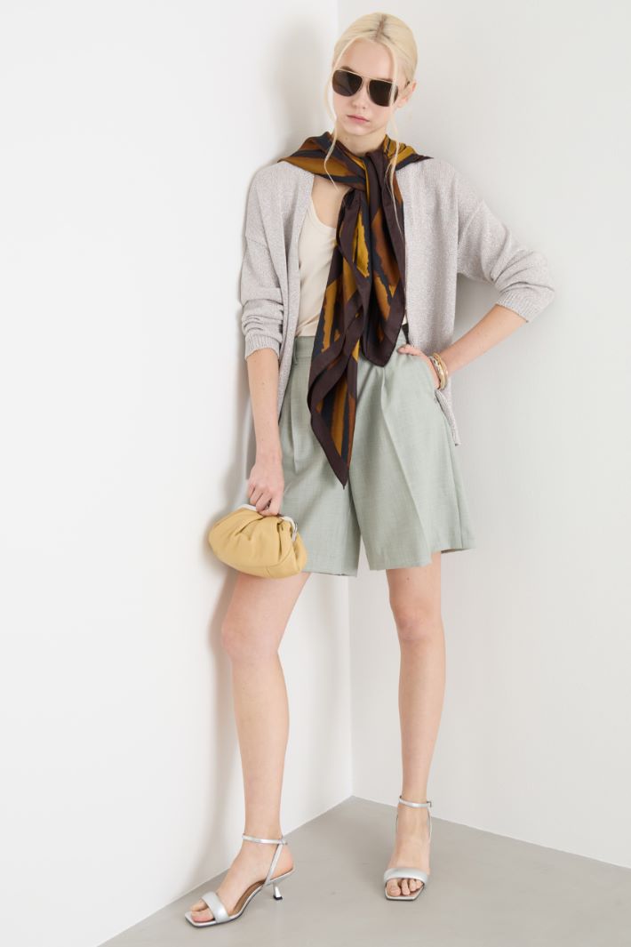 Open-front dropped-shoulder cardigan Intrend