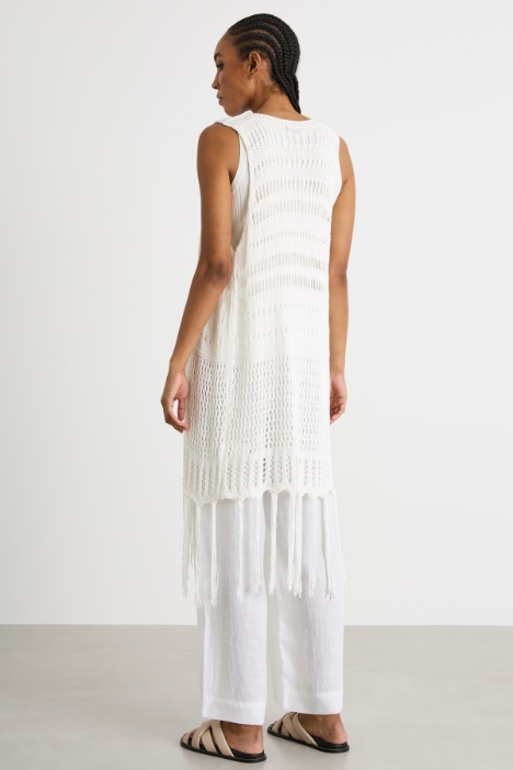 Copri costume con frange