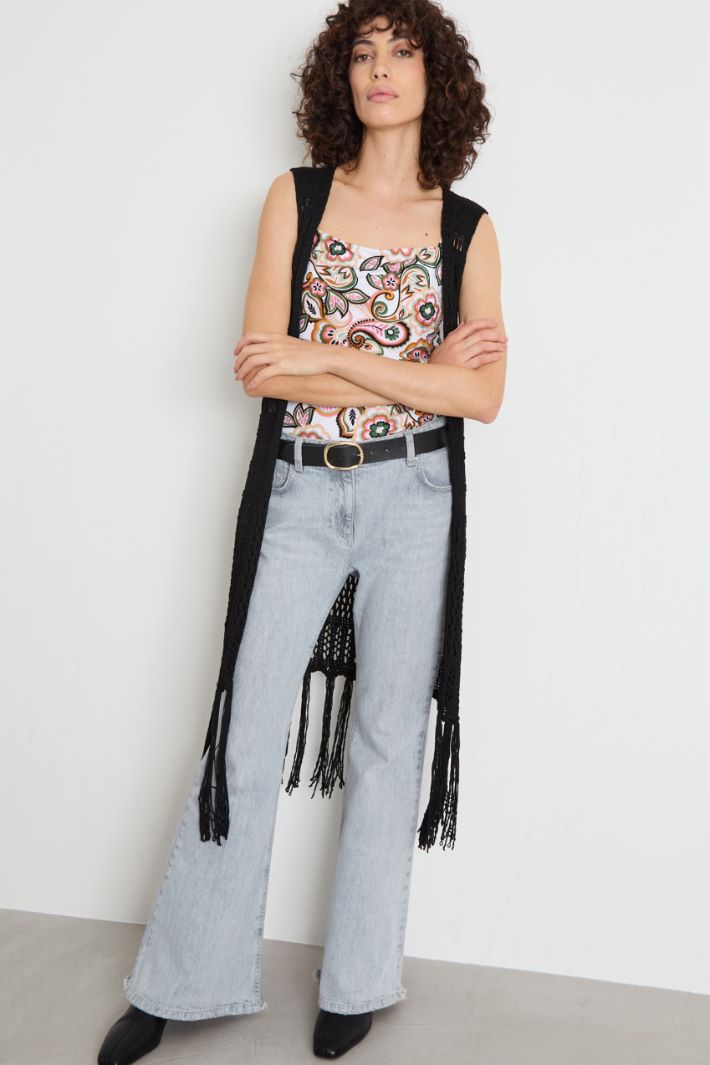 Fringed cover-up Intrend - 2