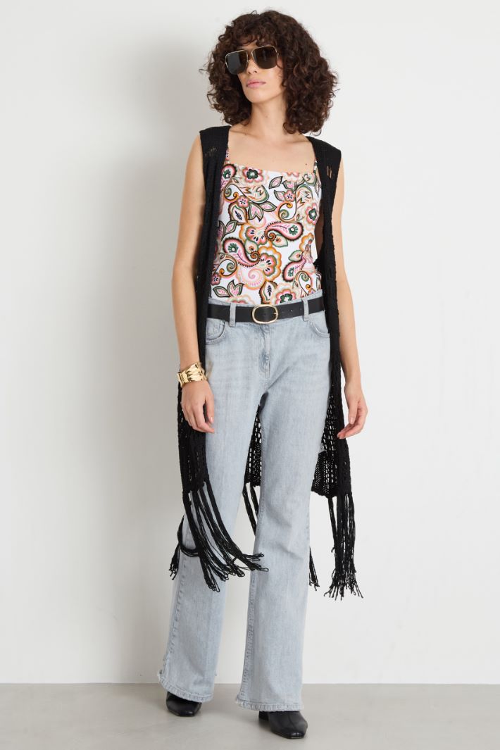 Fringed cover-up Intrend