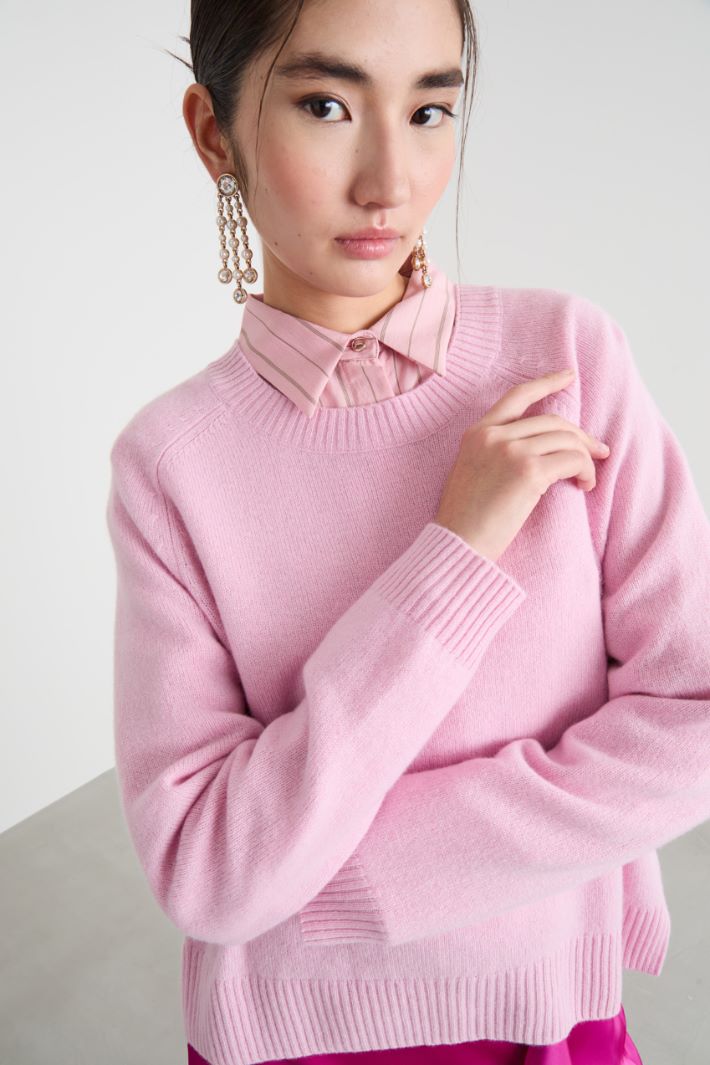 Cashmere crew-neck jumper Intrend - 3