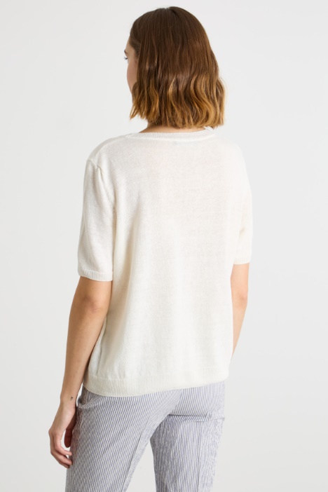 Jersey recto de punto liso