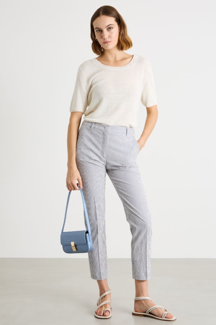 Straight-fit plain-knit jumper Intrend