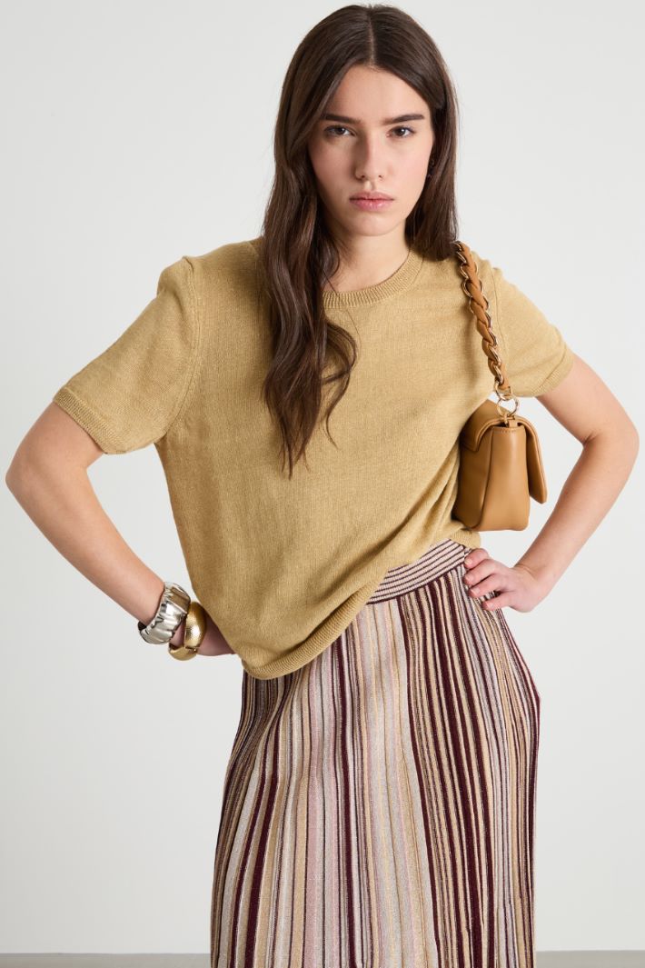 Maglia dritta a punto rasato Intrend - 2