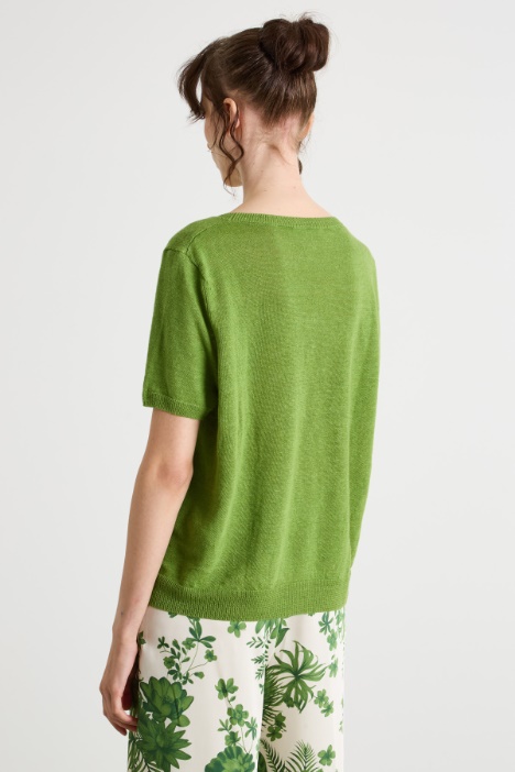 Jersey recto de punto liso