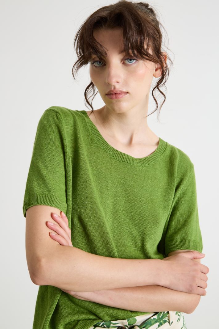 Maglia dritta a punto rasato Intrend - 3