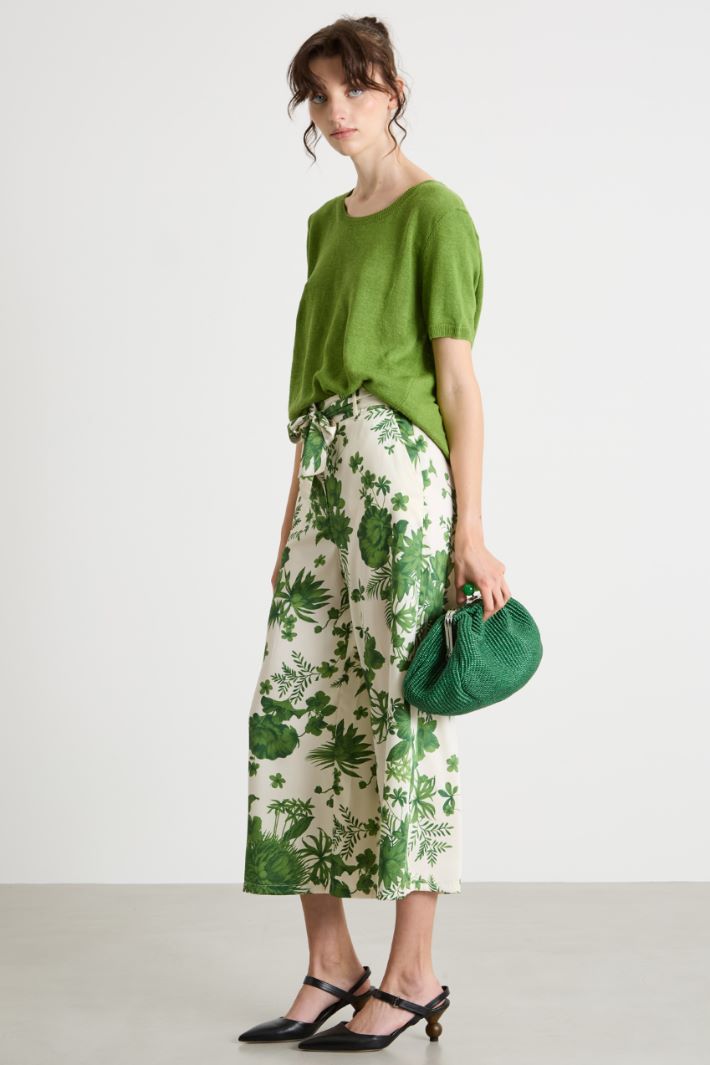 Maglia dritta a punto rasato Intrend