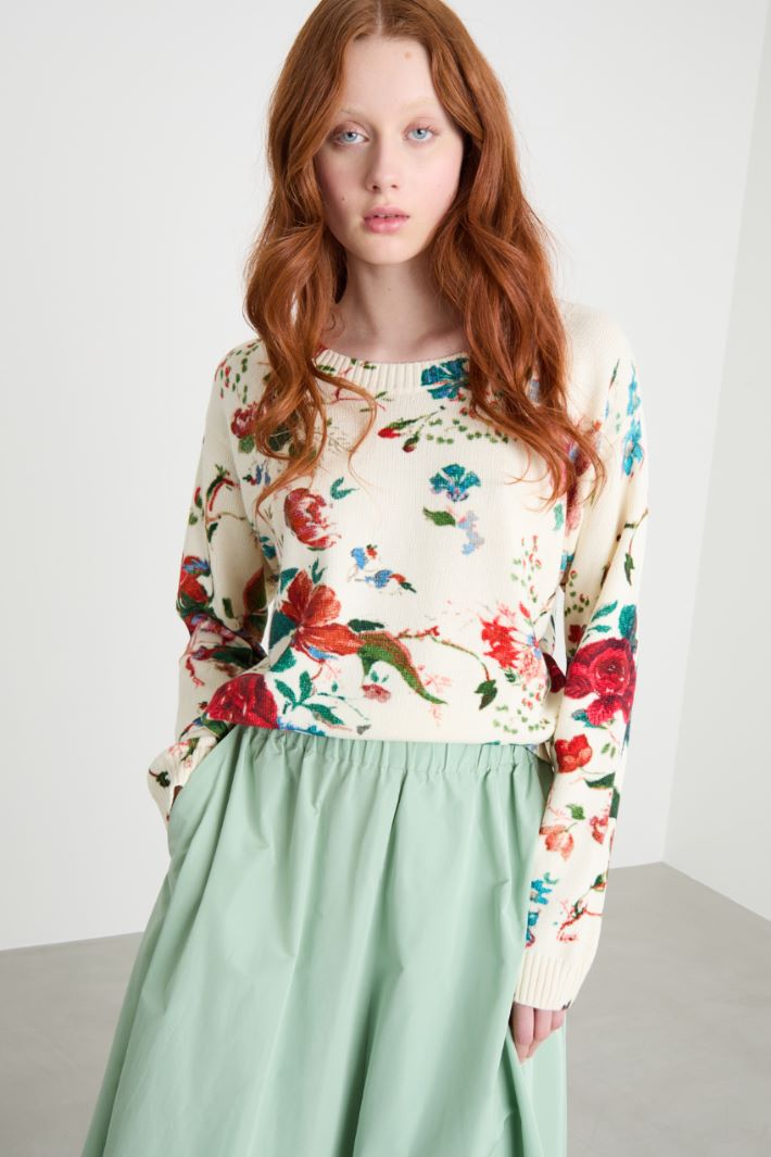 Maglia girocollo stampata Intrend - 2