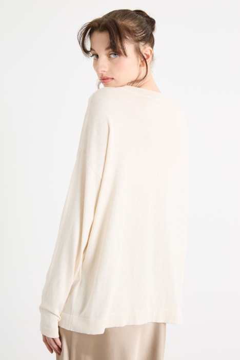 Jersey con escote de pico