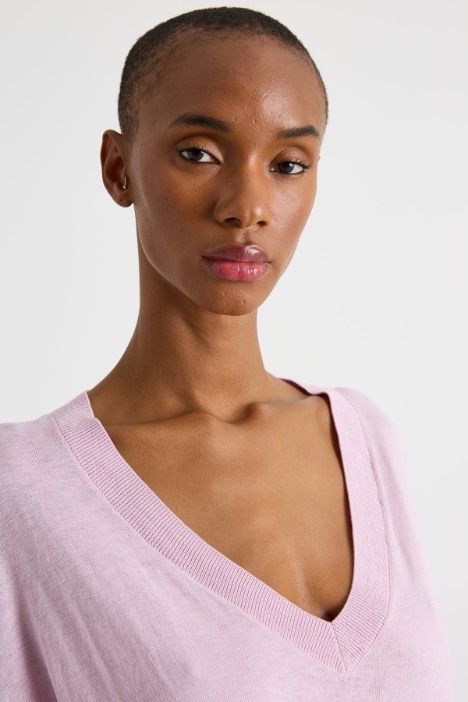 Jersey con escote de pico