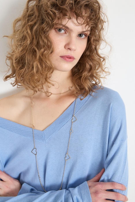 Maglia con scollatura a V