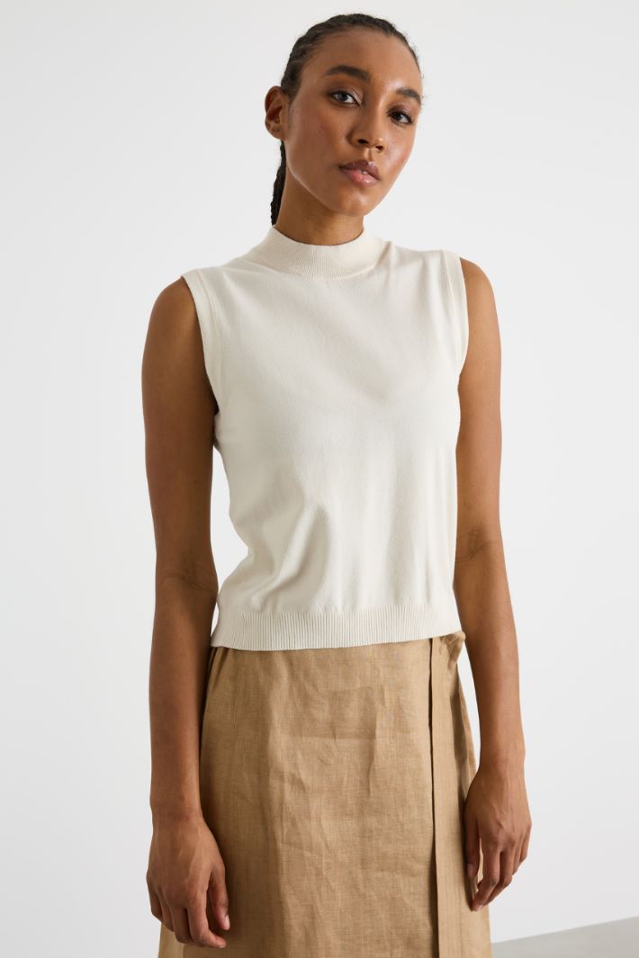 Stretch knit top Intrend - 2