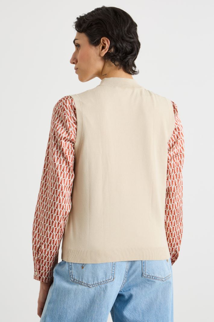 Stretch knit top Intrend - 4