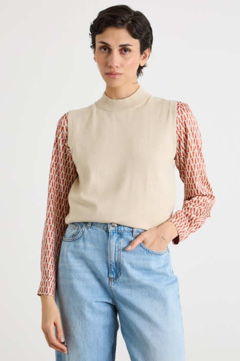 Stretch knit top Intrend