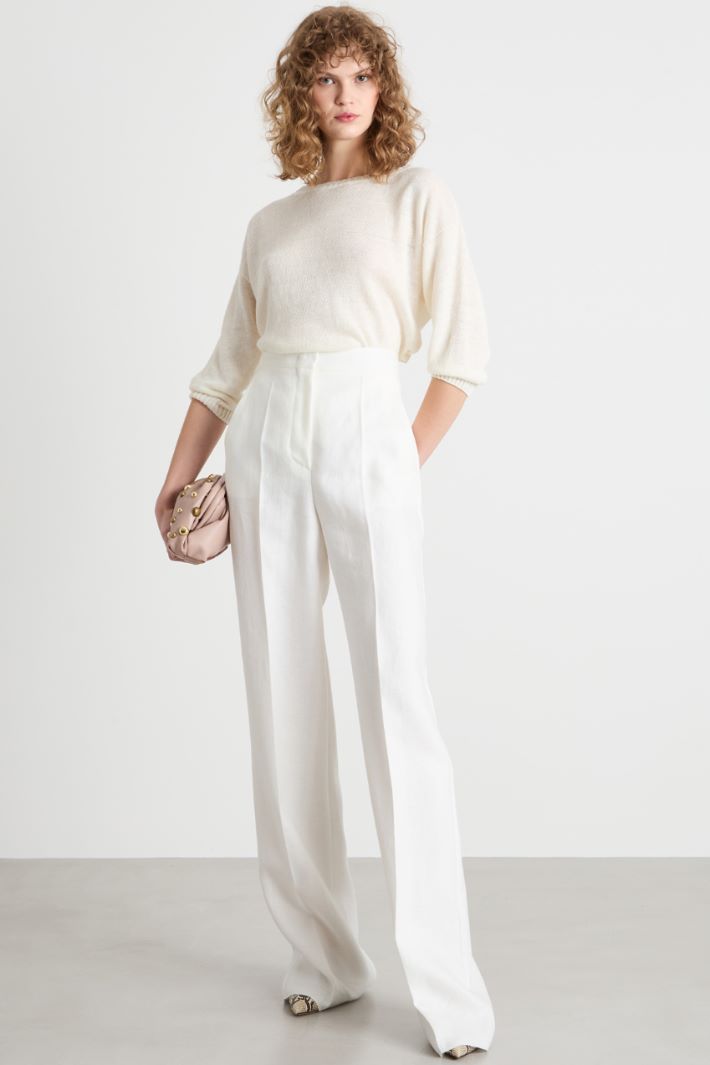 Oversized linen jumper Intrend