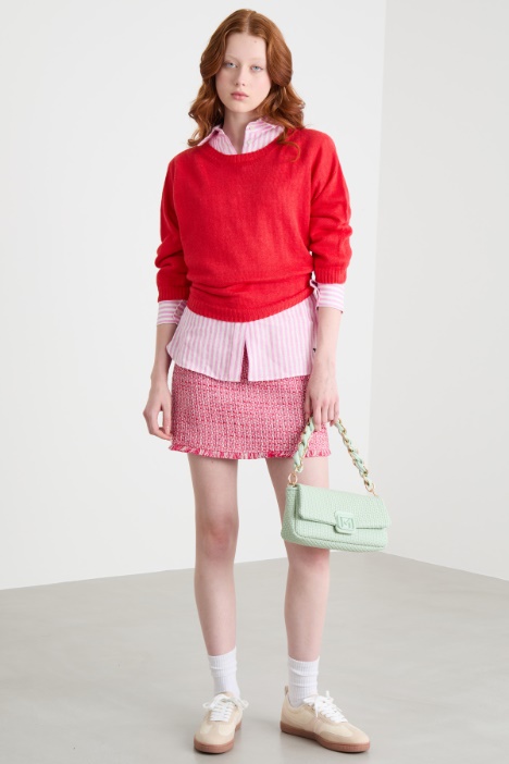 Oversized linen jumper Intrend