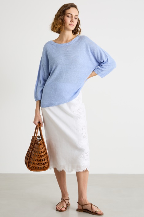 Oversized linen jumper Intrend