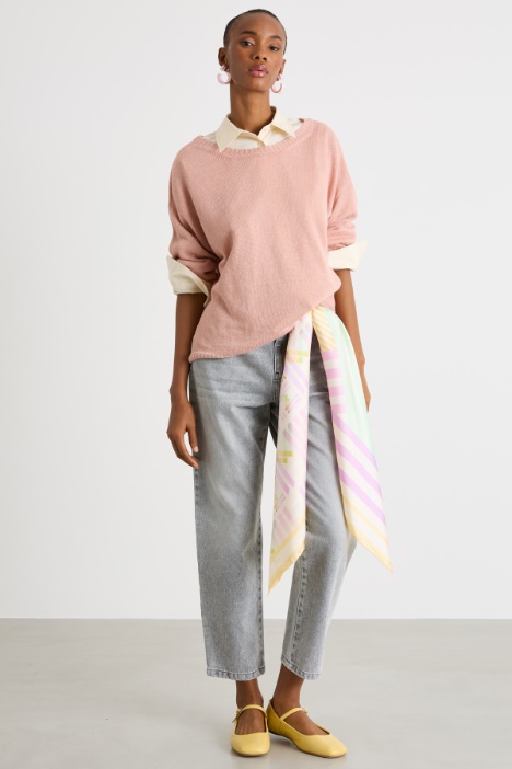 Oversized linen jumper Intrend