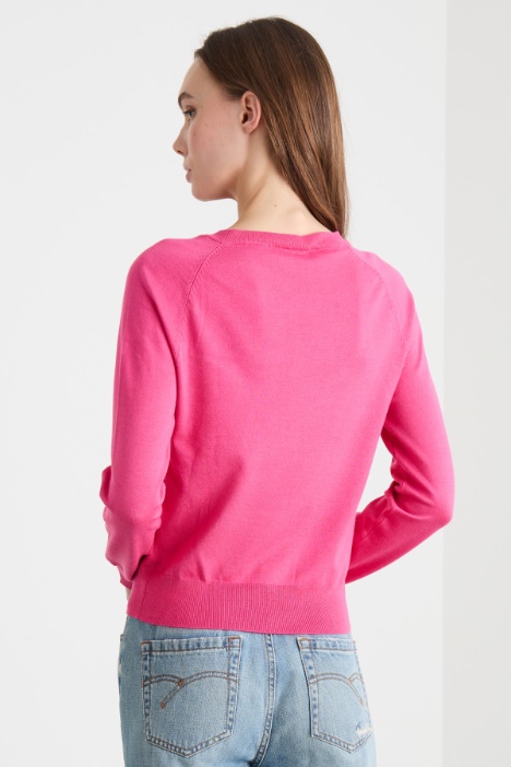 Maglia aderente con bottoni