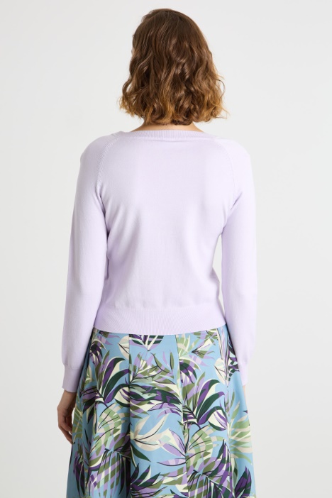 Maglia aderente con bottoni