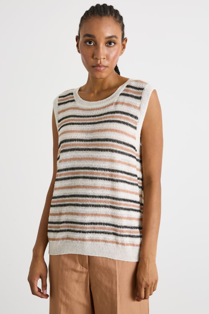 Rib-knit gilet Intrend - 2