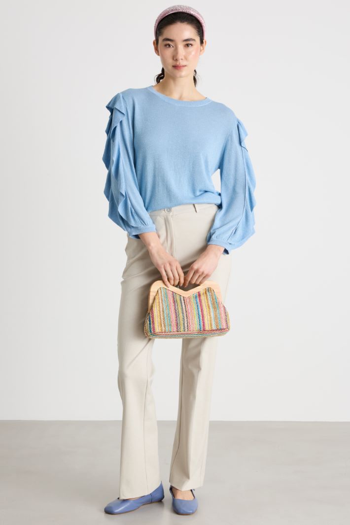 Maglia con volant Intrend