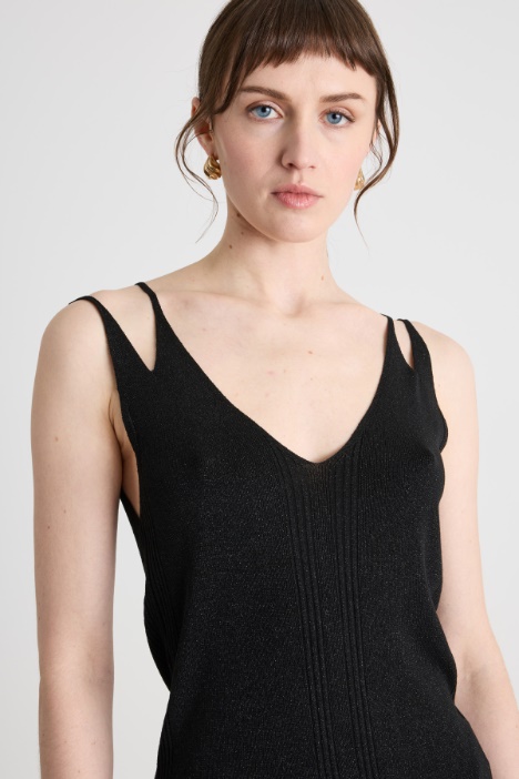 Top in viscosa e lurex