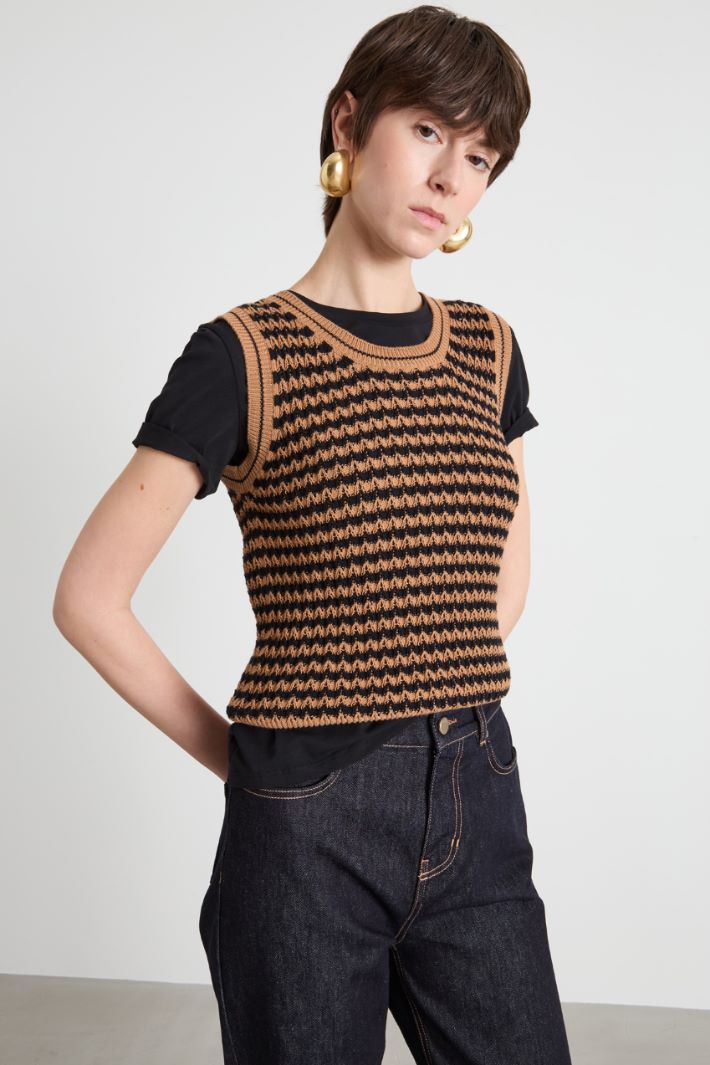 Knitted top Intrend - 2