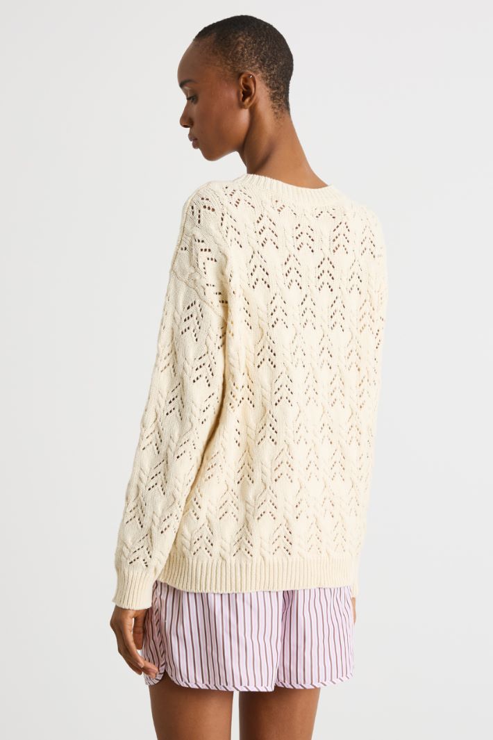 Cable-knit jumper Intrend - 4