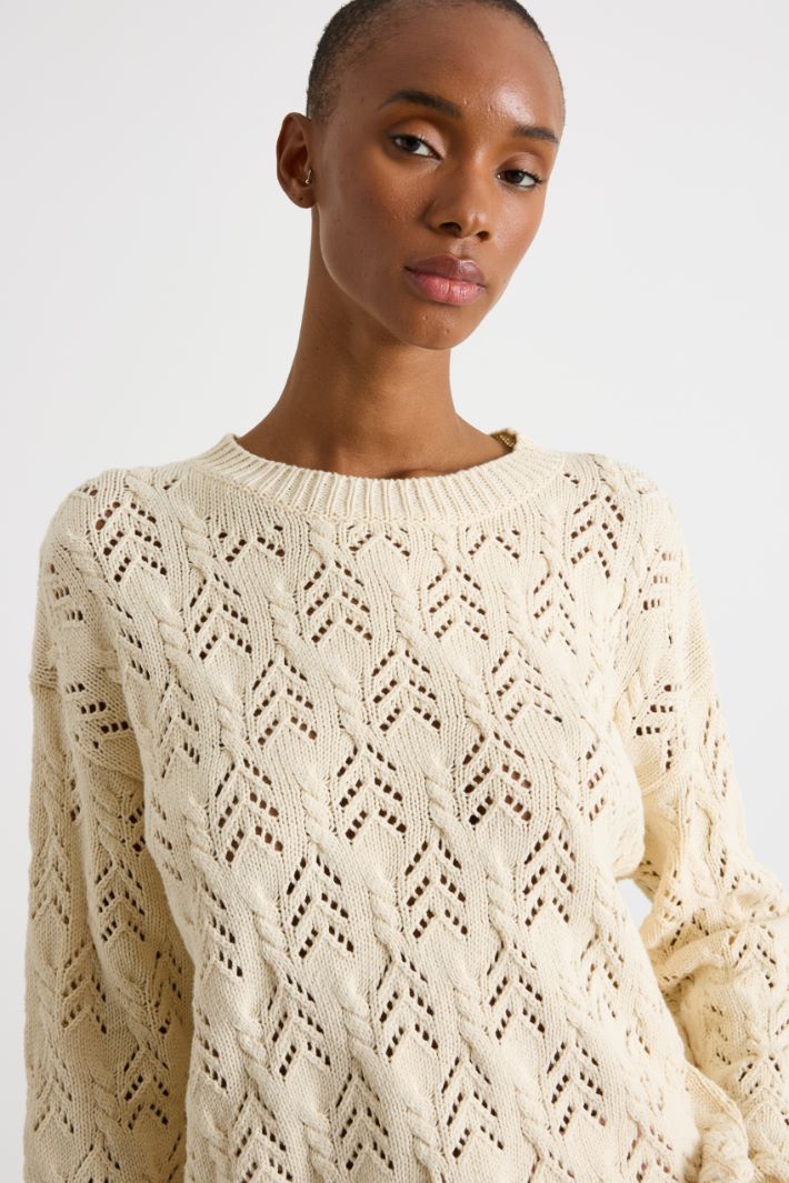 Cable-knit jumper Intrend - 3