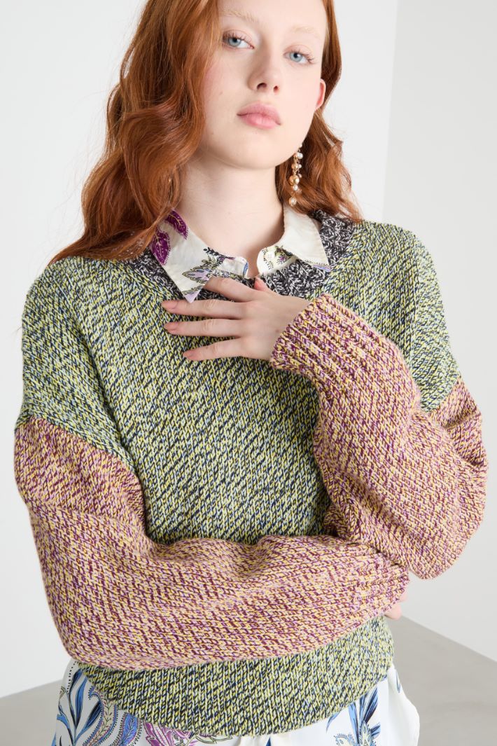 Colour-block jumper Intrend - 2