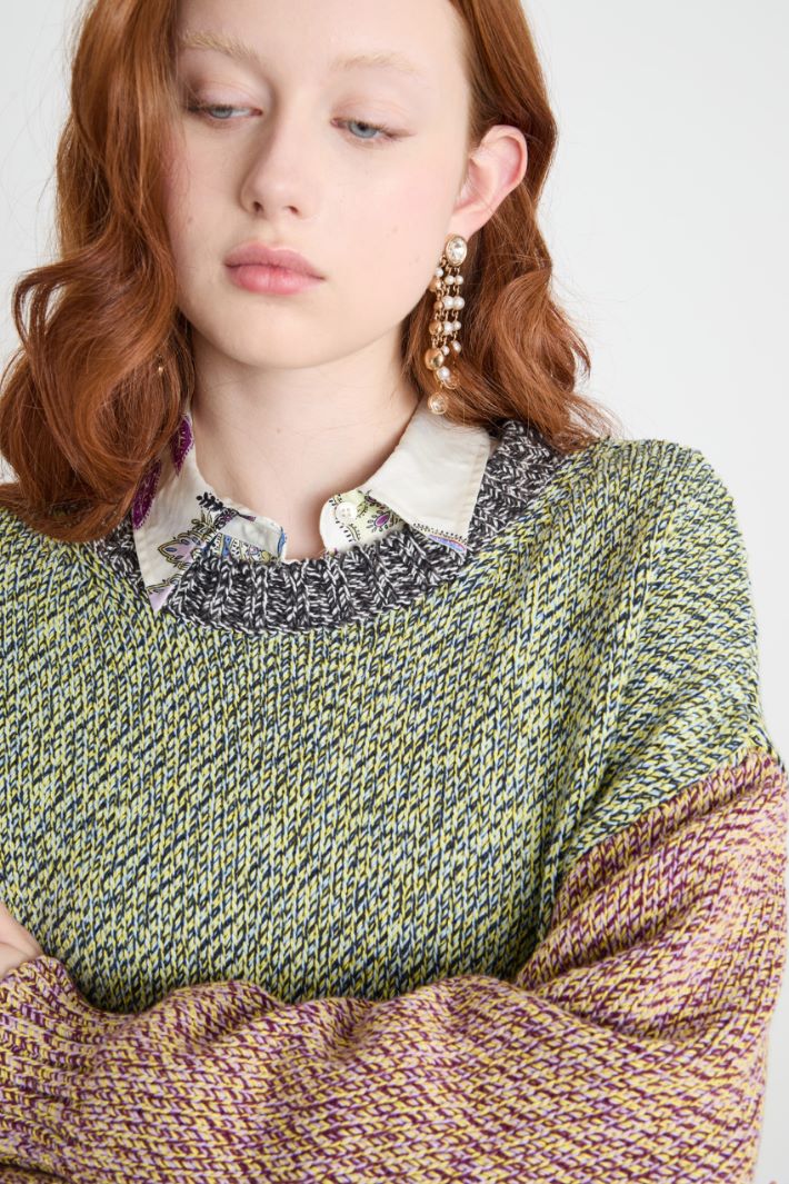 Colour-block jumper Intrend - 3