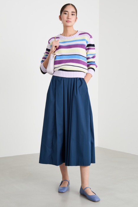 Jumper with ribbed trims Intrend