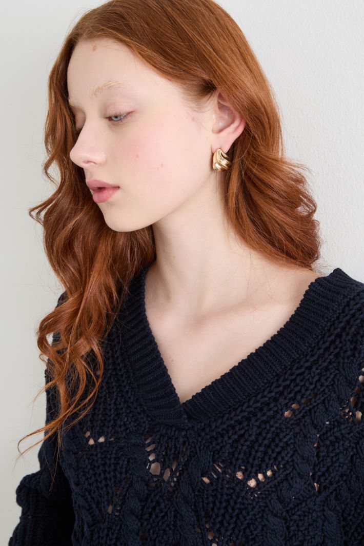 Cable-knit jumper Intrend - 3