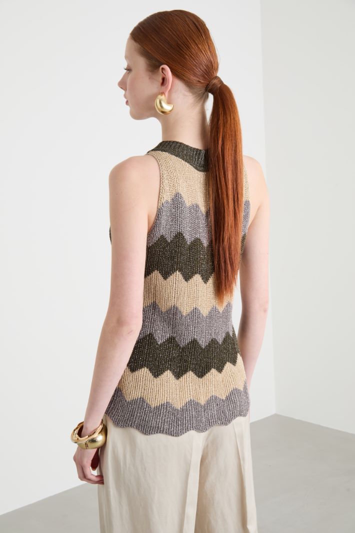 Ribbed top Intrend - 4