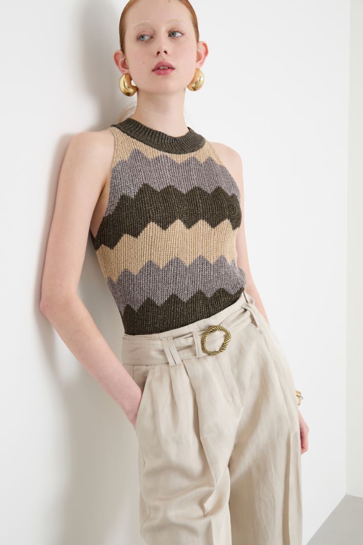 Ribbed top Intrend - 2