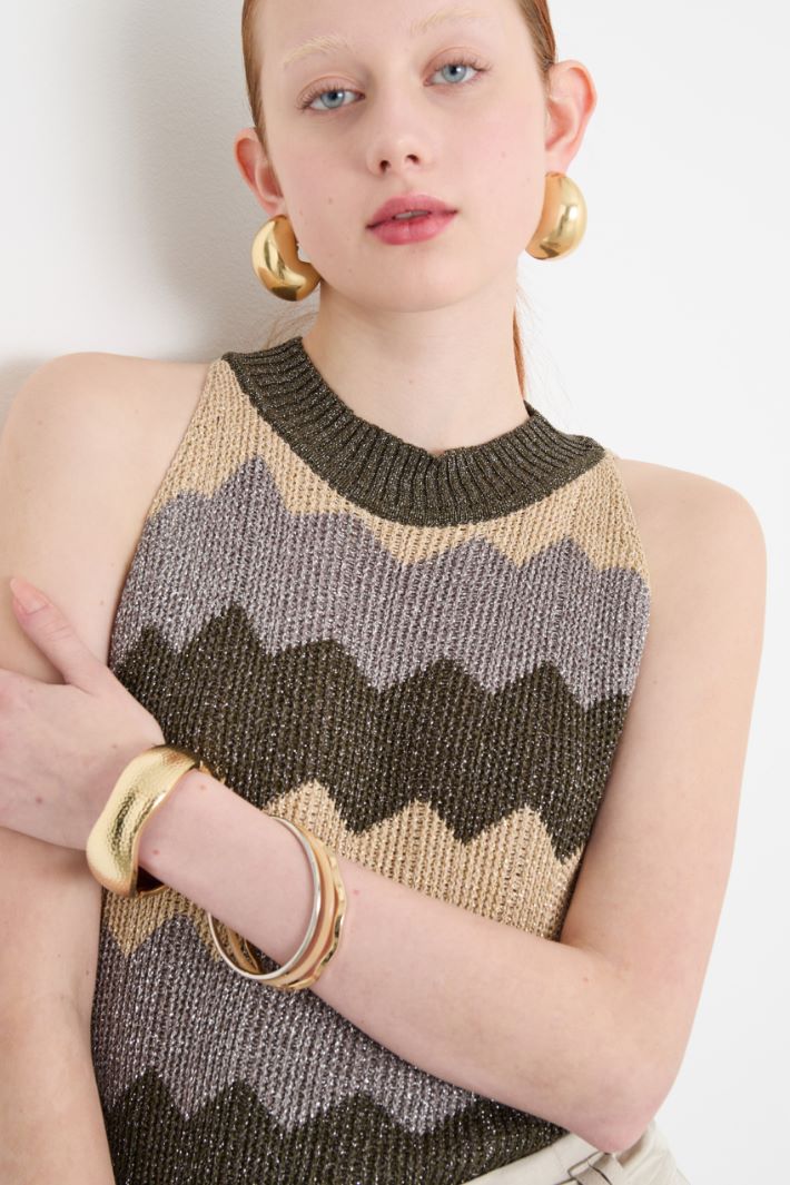 Ribbed top Intrend - 3