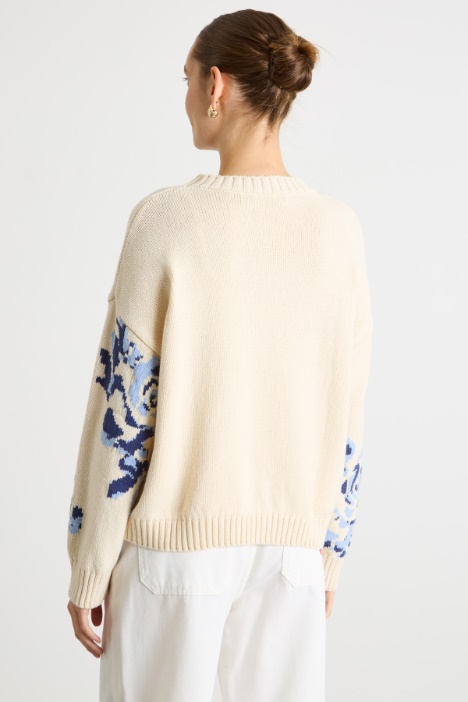 Jersey con motivo floral