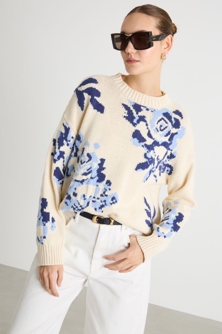 Jersey con motivo floral Intrend - 2