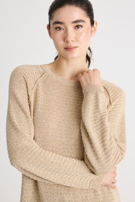 Maglia in filato laminato