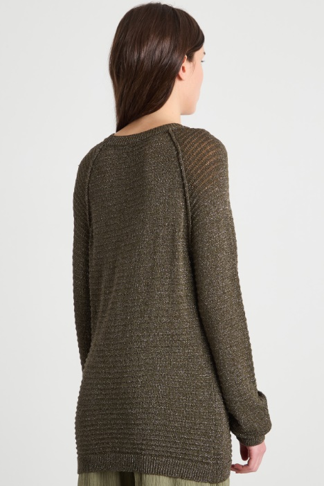 Maglia in filato laminato