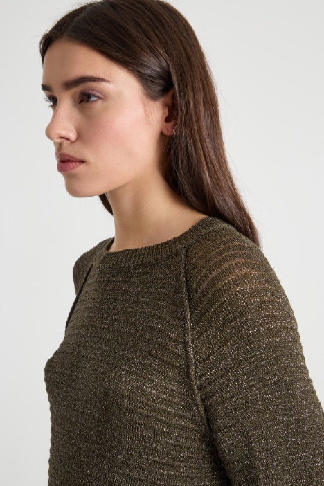 Maglia in filato laminato