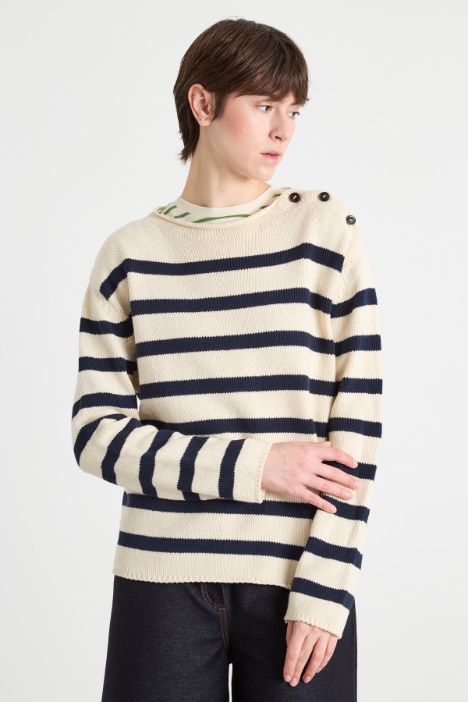 Button-detail jumper Intrend