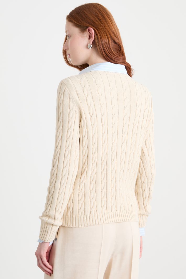 Maglia a trecce Intrend - 4