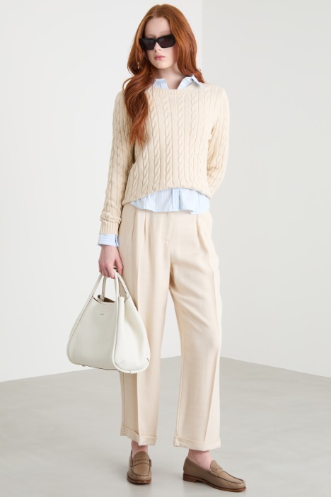 Cable-knit jumper Intrend