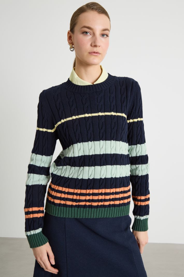Cable-knit jumper Intrend - 2