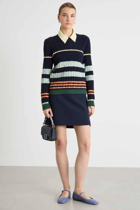 Cable-knit jumper Intrend