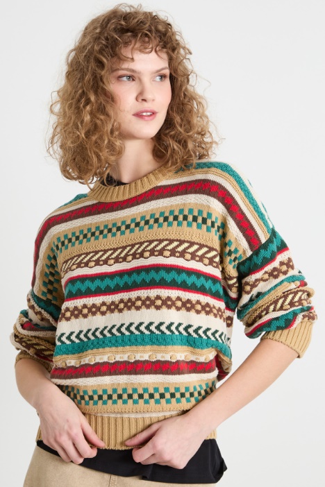 Jacquard jumper Intrend