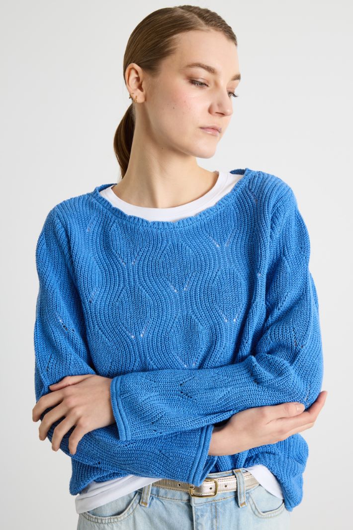 Maglia con scollo smerlato Intrend - 2