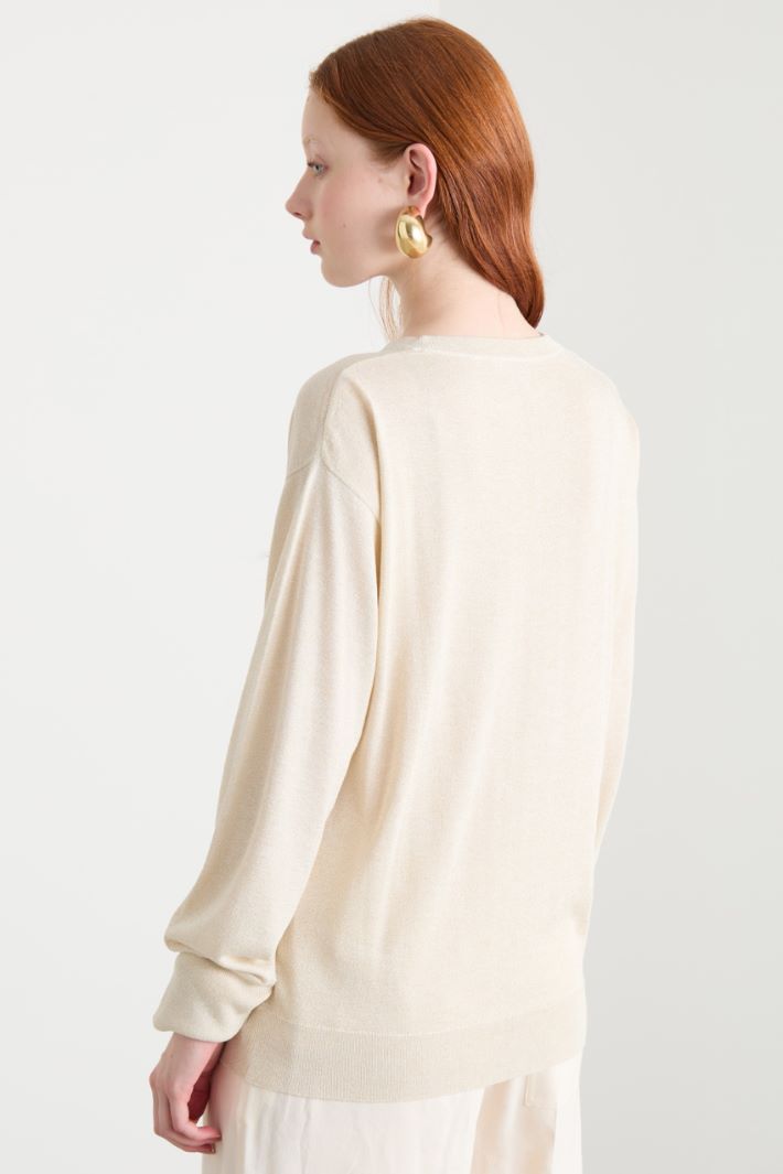 Straight-fit crew-neck jumper Intrend - 4